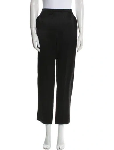 Pre-owned Zero + Maria Cornejo Virgin Wool Straight Leg Pants In Multi