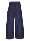 Zero + Maria Cornejo Wide-leg Cotton Trousers