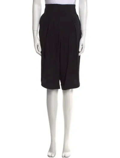 Pre-owned Zero + Maria Cornejo Wide Leg Pants In Black