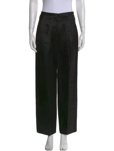 Pre-owned Zero + Maria Cornejo Wide Leg Pants In Black