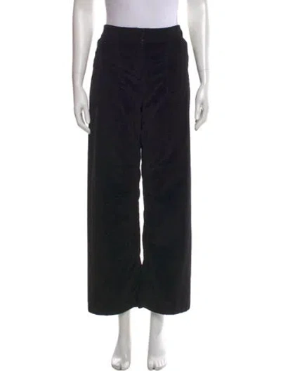 Pre-owned Zero + Maria Cornejo Wide Leg Pants In Black