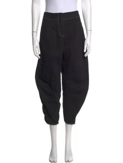 Pre-owned Zero + Maria Cornejo Wide Leg Pants In Black