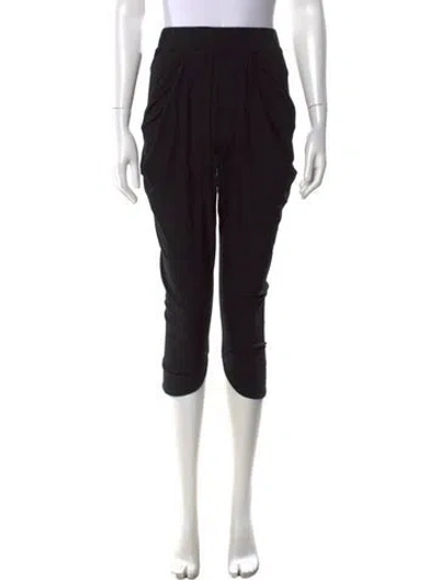 Pre-owned Zero + Maria Cornejo Wide Leg Pants In Black