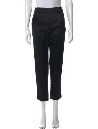 Pre-owned Zero + Maria Cornejo Wide Leg Pants In Black