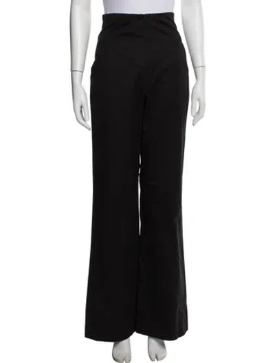 Pre-owned Zero + Maria Cornejo Wide Leg Pants In Black