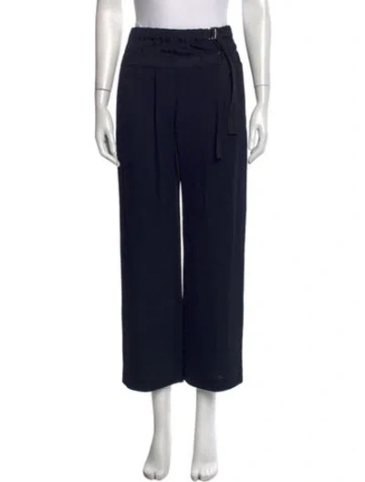 Pre-owned Zero + Maria Cornejo Wide Leg Pants In Black