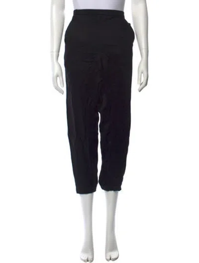 Pre-owned Zero + Maria Cornejo Wide Leg Pants In Black