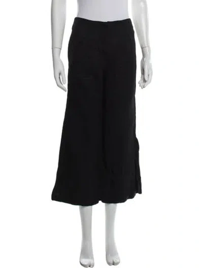 Pre-owned Zero + Maria Cornejo Wide Leg Pants In Blue