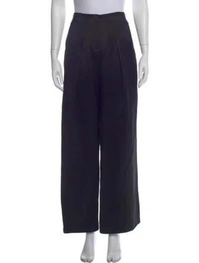 Pre-owned Zero + Maria Cornejo Wide Leg Pants In Blue