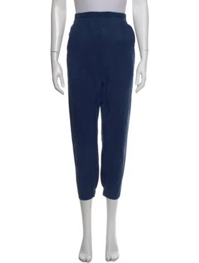 Pre-owned Zero + Maria Cornejo Wide Leg Pants In Blue