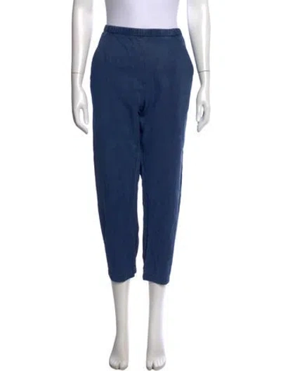 Pre-owned Zero + Maria Cornejo Wide Leg Pants In Blue