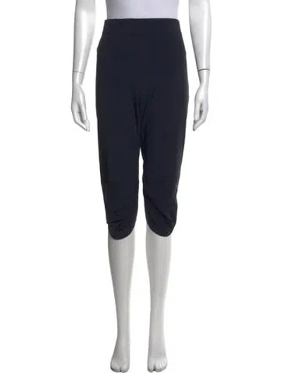 Pre-owned Zero + Maria Cornejo Wide Leg Pants In Blue