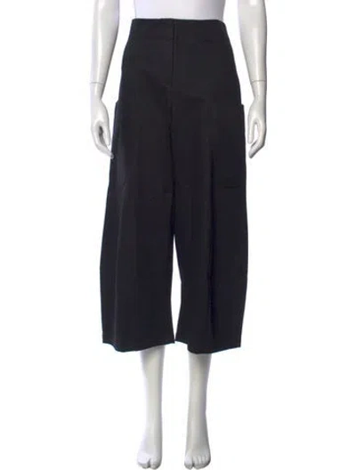 Pre-owned Zero + Maria Cornejo Wide Leg Pants In Blue