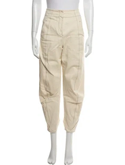 Pre-owned Zero + Maria Cornejo Wide Leg Pants In Neutral