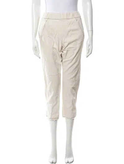 Pre-owned Zero + Maria Cornejo Wide Leg Pants In Neutrals