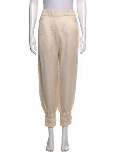 Pre-owned Zero + Maria Cornejo Wide Leg Pants W/ Tags In Neutrals