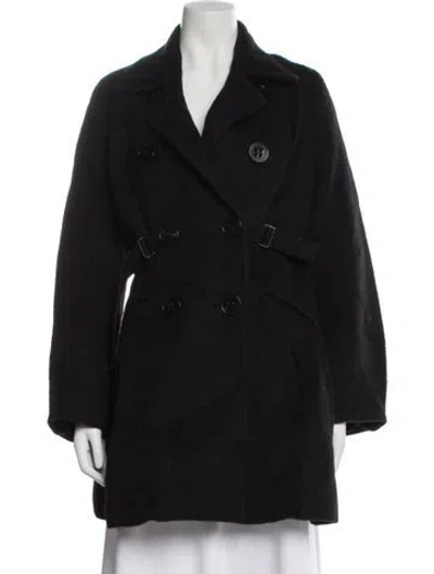 Pre-owned Zero + Maria Cornejo Wool Blazer In Black