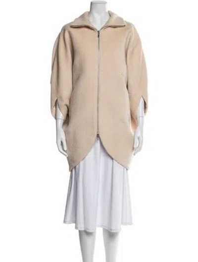 Pre-owned Zero + Maria Cornejo Wool Jacket In Neutral