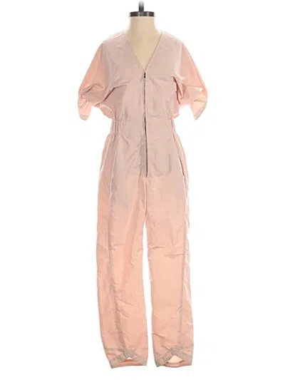 Pre-owned Zero + Maria Cornejo Xo Barney's New York Jumpsuit In Pink