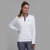 Zero Restriction Elon | Sofia Z500 Pullover | Collegiate In White/silver