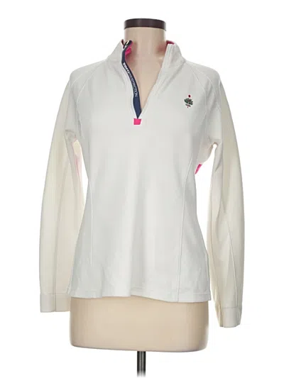 Pre-owned Zero Restriction Fleece Jacket In White