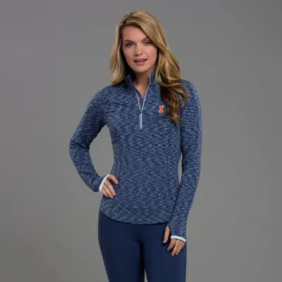 Zero Restriction Illinois | Shae Zip Mock | Collegiate In Storm/storm