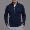Zero Restriction Illinois | Z425 1/4 Zip Pullover | Collegiate In Navy