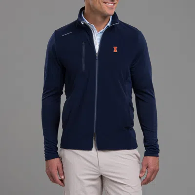 Zero Restriction Illinois | Z710 Full Zip Jacket | Collegiate In Navy
