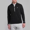 Zero Restriction Kansas | Z425 1/4 Zip Pullover | Collegiate In Black