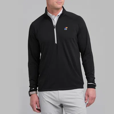 Zero Restriction Kansas | Z425 1/4 Zip Pullover | Collegiate In Black