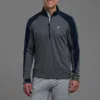 Zero Restriction Kansas | Z425 1/4 Zip Pullover | Collegiate In Charcoal/navy