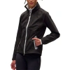Zero Restriction Olivia Shell Zip-front Jacket In Black