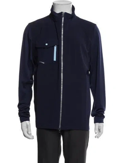 Pre-owned Zero Restriction Performance Jacket W/ Tags In Blue