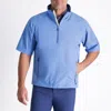 Zero Restriction Power Torque 1/4 Zip Short Sleeve In Montauk