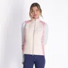Zero Restriction Tess Vest In Alabaster