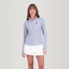 Zero Restriction Texas A & M | Shae Zip Mock | Collegiate In Cloud