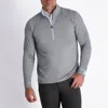 Zero Restriction Z425 1/4 Zip Pullover In Grey Heather/skyway