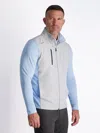 Zero Restriction Z710 Full Zip Jacket In Metallic Silver/skyway
