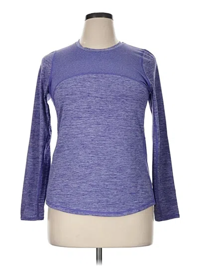 Pre-owned Zeroxposur 3/4 Sleeve T-shirt In Purple