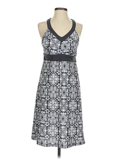 Pre-owned Zeroxposur Active Dress In Gray