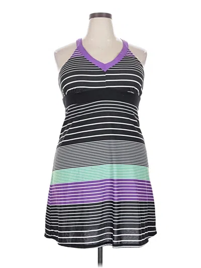 Pre-owned Zeroxposur Active Dress In Purple
