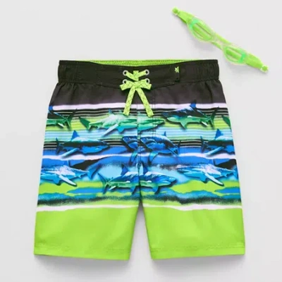 Zeroxposur Big Kid Boys Board Shorts In Green