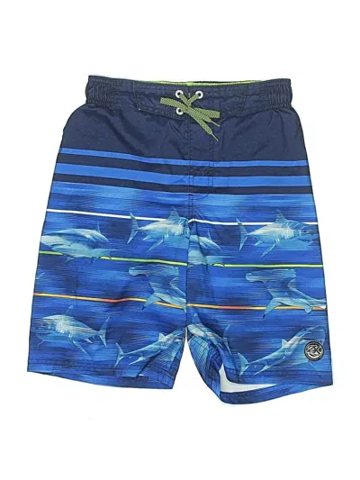 Pre-owned Zeroxposur Kids' Board Shorts In Blue