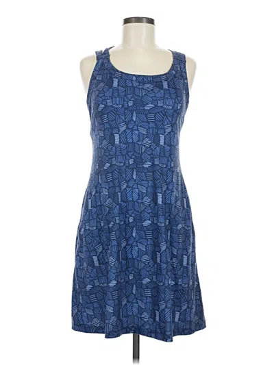 Pre-owned Zeroxposur Casual Dress In Blue