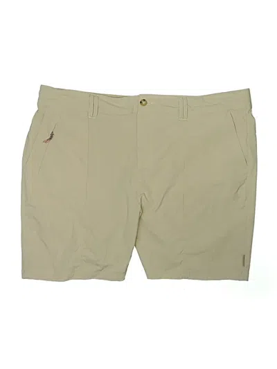 Pre-owned Zeroxposur Khaki Shorts In Brown