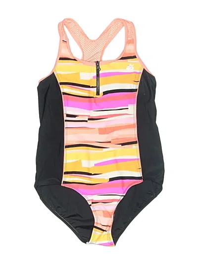 Pre-owned Zeroxposur Kids' One Piece Swimsuit In Pink
