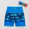 Zeroxposur Shark Little & Big Kid Boys Drawstring Waist Quick Dry Board Shorts In Blue