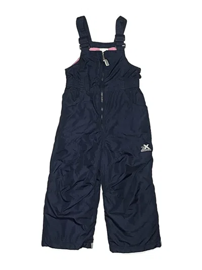 Pre-owned Zeroxposur Kids' Snow Pants With Bib In Blue