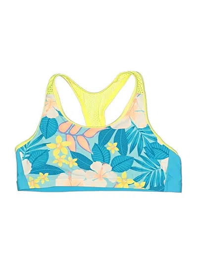 Pre-owned Zeroxposur Swimsuit Top Blue Swimwear