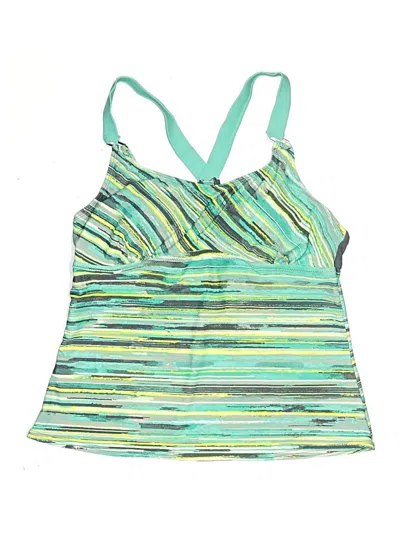 Pre-owned Zeroxposur Swimsuit Top Green Swimwear